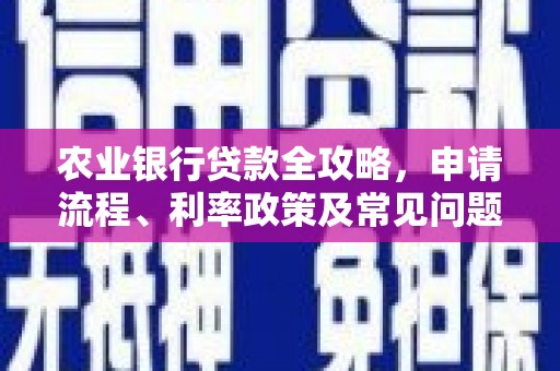 宁都农业银行贷款全攻略，申请流程、利率政策及常见问题解析