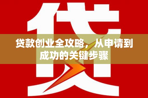 宁都贷款创业全攻略，从申请到成功的关键步骤