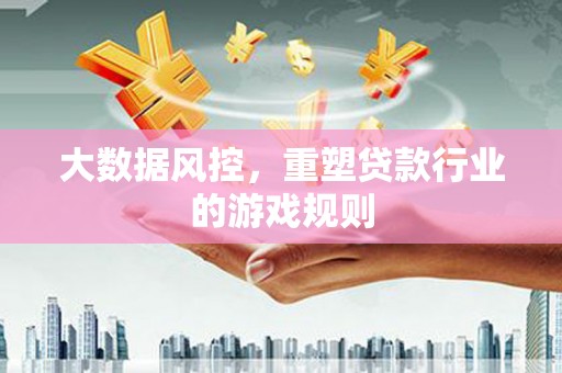 宁都大数据风控，重塑贷款行业的游戏规则