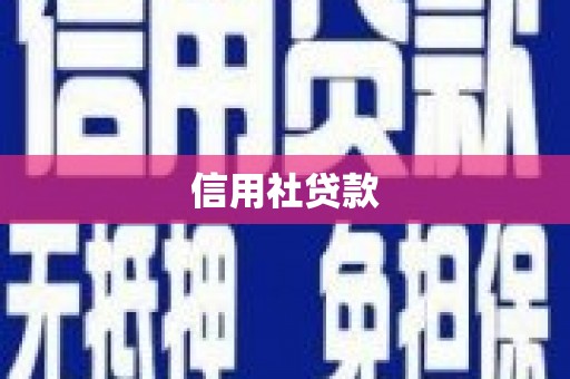 宁都信用社贷款