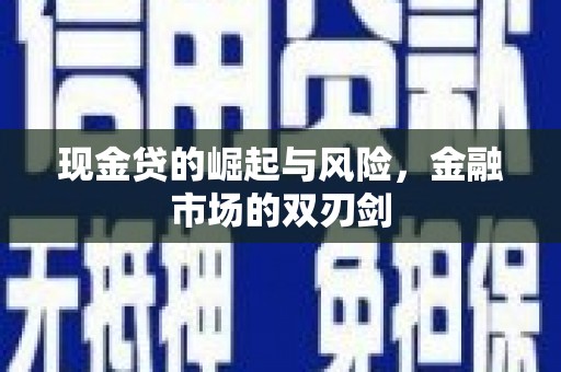 宁都现金贷的崛起与风险，金融市场的双刃剑