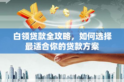 宁都白领贷款全攻略，如何选择最适合你的贷款方案